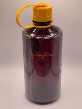 Nalgene Sustain 32 oz. Narrow Mouth Water Bottle - Laker Brown